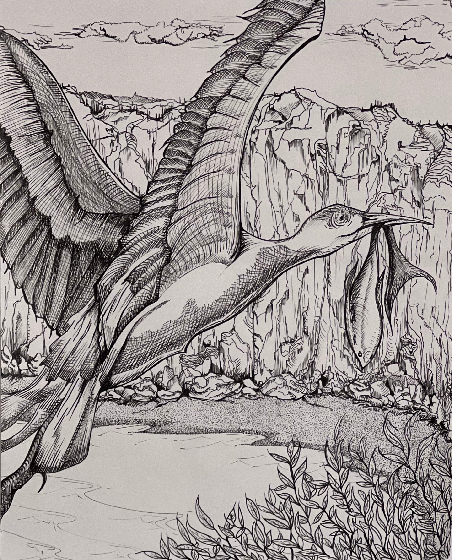 Flying With Its Prey