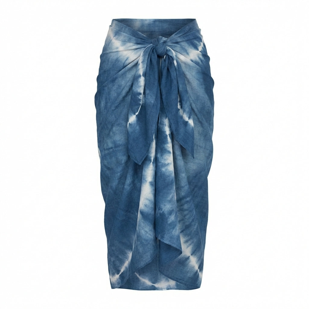 Eye of God Indigo Sarong